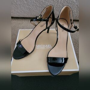 Michael Kors patent-leather open-toed sandals
